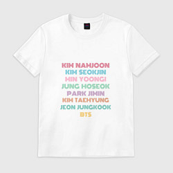 Футболка хлопковая мужская BTS FANCHANT, цвет: белый
