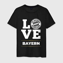Футболка хлопковая мужская Bayern Love Classic, цвет: черный