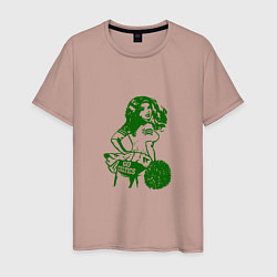 Футболка хлопковая мужская Go Celtics, цвет: пыльно-розовый