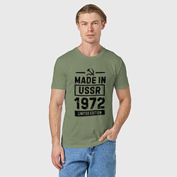 Футболка хлопковая мужская Made In USSR 1972 Limited Edition, цвет: авокадо — фото 2