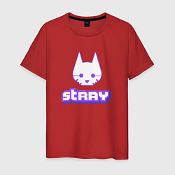 Футболка хлопковая мужская Stray x Twitch, цвет: красный