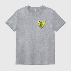 Футболка хлопковая мужская ZX Spectrum - Elite logo, цвет: меланж