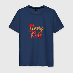 Футболка хлопковая мужская Circus Stray Kids, цвет: тёмно-синий