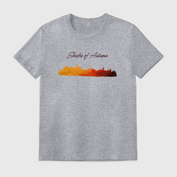 Футболка хлопковая мужская Shades of Autumn, цвет: меланж