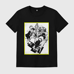 Футболка хлопковая мужская Семья Дэвида - Киберпанк бегущий по краю, цвет: черный