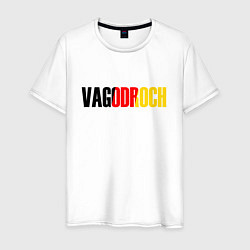 Футболка хлопковая мужская VAGODROCH, цвет: белый