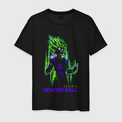 Футболка хлопковая мужская Dragon Ball - Vegeta - Cry, цвет: черный