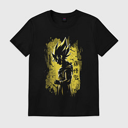 Футболка хлопковая мужская Goku Son - Dragon Ball - Character, цвет: черный