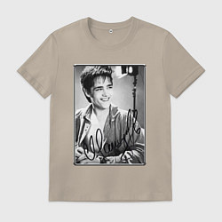 Мужская футболка Юрий Шатунов - портрет с автографом