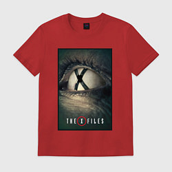 Футболка хлопковая мужская X - Files poster, цвет: красный