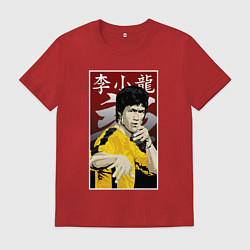 Мужская футболка Дракон Брюс Ли