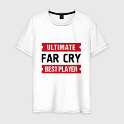 Футболка хлопковая мужская Far Cry: Ultimate Best Player, цвет: белый