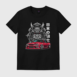 Футболка хлопковая мужская Nissan Silvia S14 Sport, цвет: черный