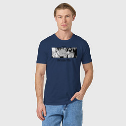 Футболка хлопковая мужская Пираты черной лагуны: Cigarette love, цвет: тёмно-синий — фото 2