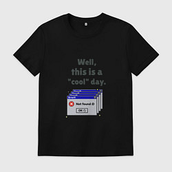 Мужская футболка Well this is a cool day