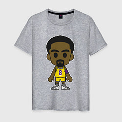 Футболка хлопковая мужская Little Kobe, цвет: меланж