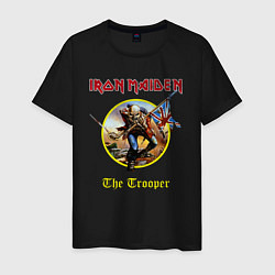 Футболка хлопковая мужская The trooper Iron Maiden, цвет: черный
