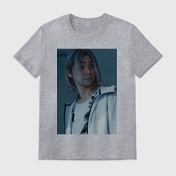 Футболка хлопковая мужская Алиса в пограничье Чишия, цвет: меланж