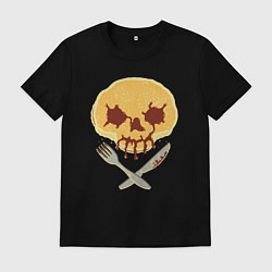 Футболка хлопковая мужская Dead eggs, цвет: черный
