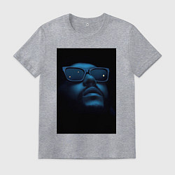 Футболка хлопковая мужская Взгляд в пустоту, цвет: меланж