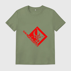 Футболка хлопковая мужская Desperado Enforcement, LLC из MGR, цвет: авокадо