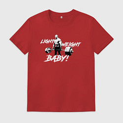 Футболка хлопковая мужская Yeah buddy light weight, цвет: красный