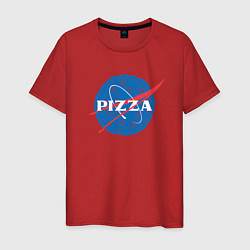 Футболка хлопковая мужская Pizza, цвет: красный