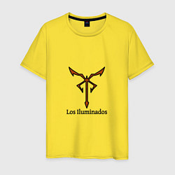 Футболка хлопковая мужская Los Iluminados, цвет: желтый