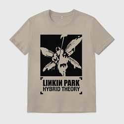 Футболка хлопковая мужская LP Hybrid Theory, цвет: миндальный