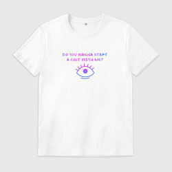 Футболка хлопковая мужская Bring Me The Horizon Cult, цвет: белый