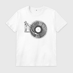 Мужская футболка Vinyl style