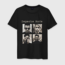Футболка хлопковая мужская Depeche Mode - Violator Live 01, цвет: черный