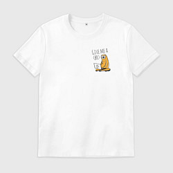 Мужская футболка Ленивиц за ноутом