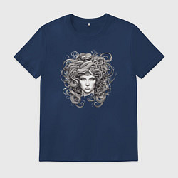 Мужская футболка Голова медузы горгоны тату эскизы