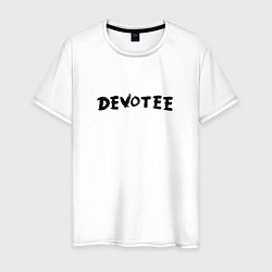 Футболка хлопковая мужская Depeche Mode - Devotee, цвет: белый