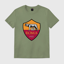 Футболка хлопковая мужская Roma sport fc, цвет: авокадо