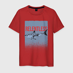 Футболка хлопковая мужская Relentless, цвет: красный