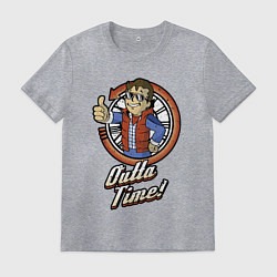 Футболка хлопковая мужская Vault future, цвет: меланж