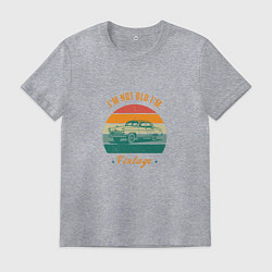 Мужская футболка Im not old Im vintage зеленый