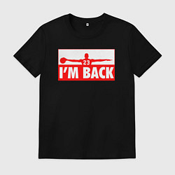 Футболка хлопковая мужская Возвращение Джордана, цвет: черный