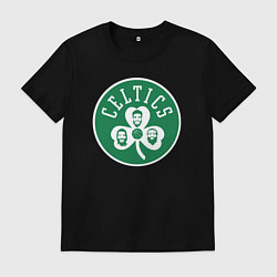 Футболка хлопковая мужская Celtics players, цвет: черный