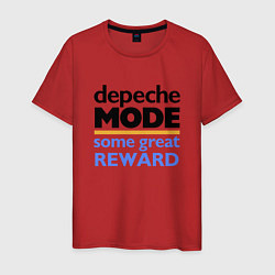 Футболка хлопковая мужская Depeche Mode - Some Great Reward, цвет: красный