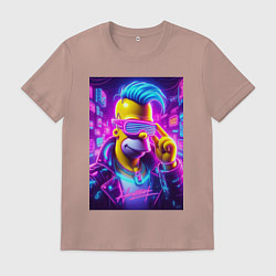 Мужская футболка Гомер Симпсон - фото с автографом