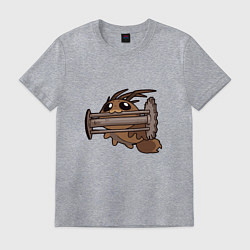 Футболка хлопковая мужская Lethal Company: Cute Bug, цвет: меланж