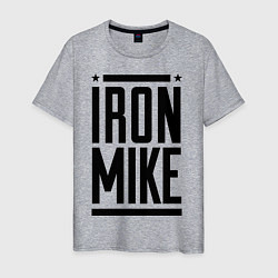 Футболка хлопковая мужская Iron Mike, цвет: меланж