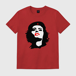 Футболка хлопковая мужская Revolution girl, цвет: красный