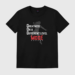 Футболка хлопковая мужская WWE Roman Reigns GOD Mode, цвет: черный