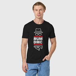 Футболка хлопковая мужская Rum DMC, цвет: черный — фото 2