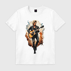 Футболка хлопковая мужская Солист Калео, цвет: белый