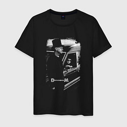 Футболка хлопковая мужская Depeche Mode - memento mori cologne, цвет: черный